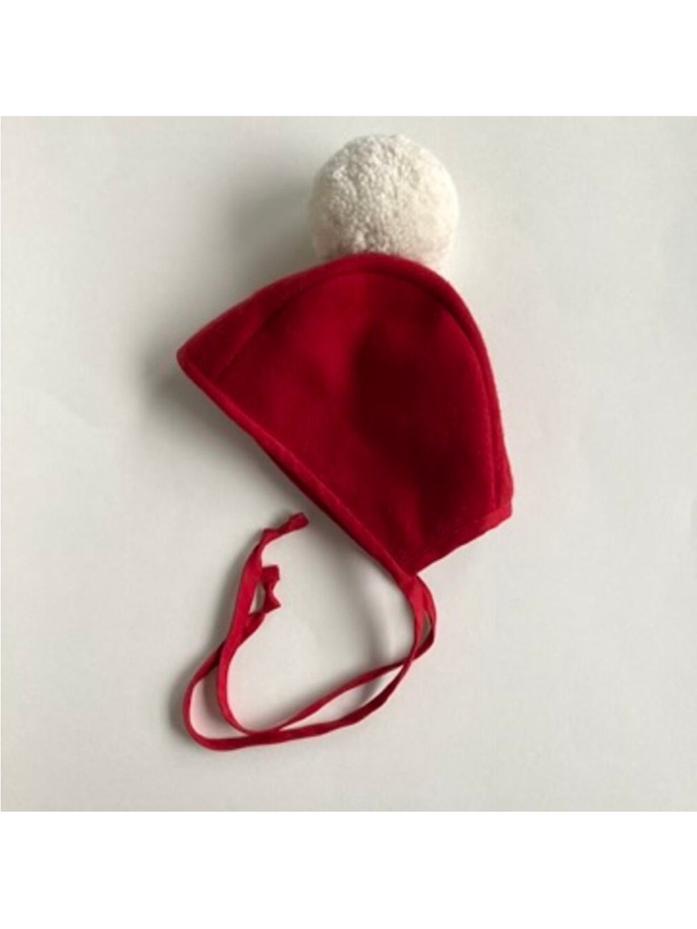 Briar Baby Father Christmas Pom Bonnet - Wool - Red White
- 18-24M